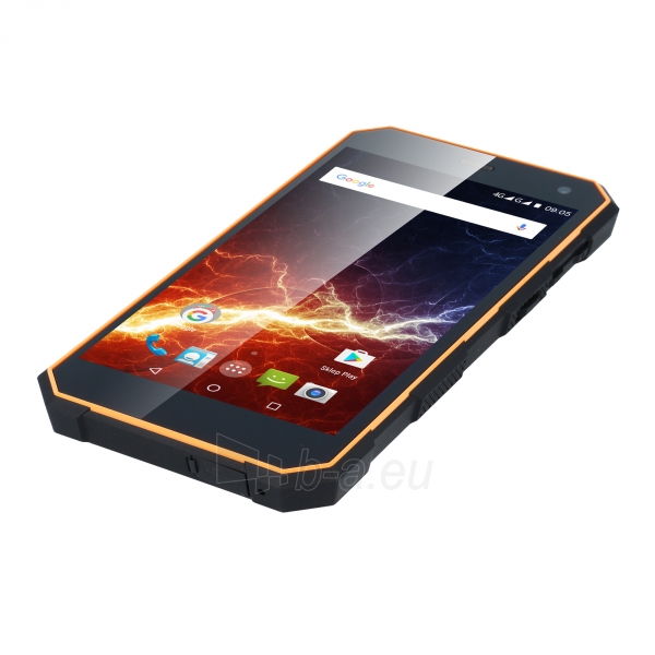 Smart phone MyPhone HAMMER Energy Dual black/orange paveikslėlis 2 iš 5