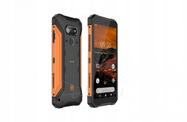 Smart phone MyPhone Hammer Explorer Dual orange paveikslėlis 1 iš 2