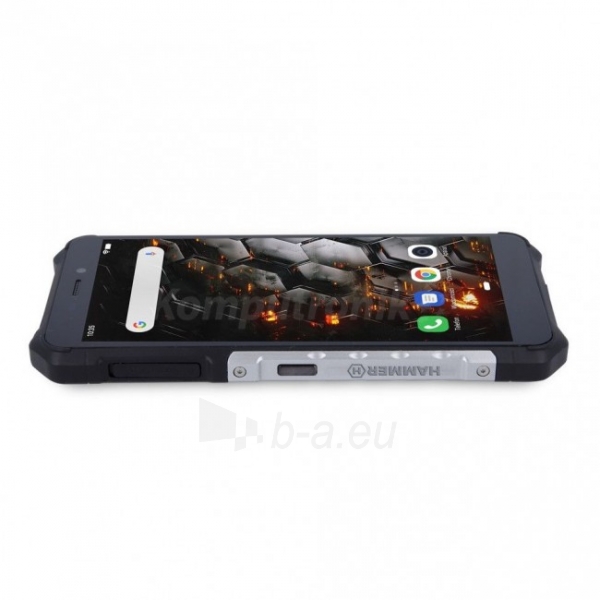 Išmanusis telefonas MyPhone Hammer Iron 3 Dual black+silver paveikslėlis 4 iš 6
