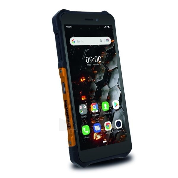 Išmanusis telefonas MyPhone Hammer Iron 3 Dual orange Extreme Pack paveikslėlis 2 iš 4