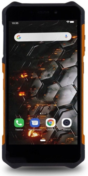 Išmanusis telefonas MyPhone Hammer Iron 3 LTE Dual orange Extreme Pack paveikslėlis 9 iš 10