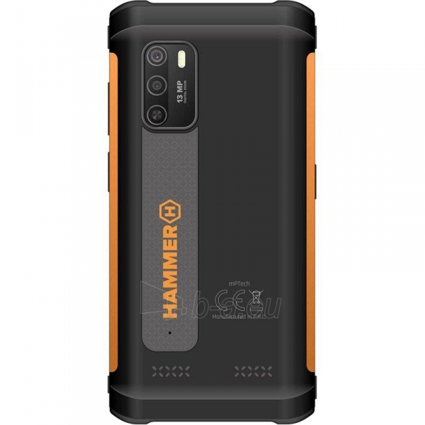 Išmanusis telefonas MyPhone Hammer Iron 4 Dual Orange paveikslėlis 6 iš 10