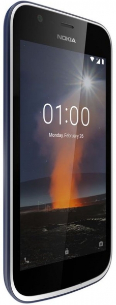 Išmanusis telefonas Nokia 1 Dual dark blue paveikslėlis 2 iš 4