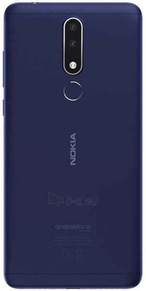 Smart phone Nokia 3.1 Plus Dual 16GB blue paveikslėlis 4 iš 5