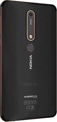 Išmanusis telefonas Nokia 6.1 32GB black/copper paveikslėlis 3 iš 3