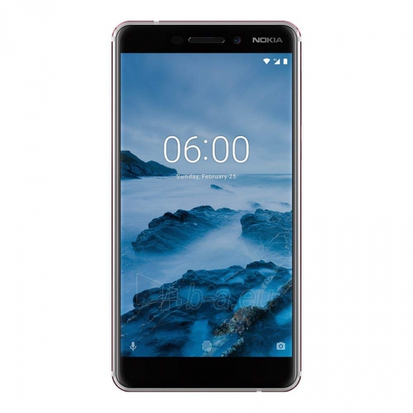 Smart phone Nokia 6.1 Dual 32GB white iron paveikslėlis 1 iš 4