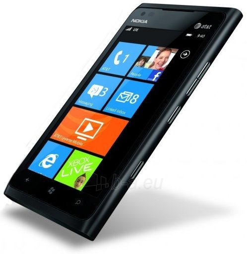 Išmanusis telefonas Nokia 900 Lumia black Windows Phone Used (grade:C) paveikslėlis 1 iš 2
