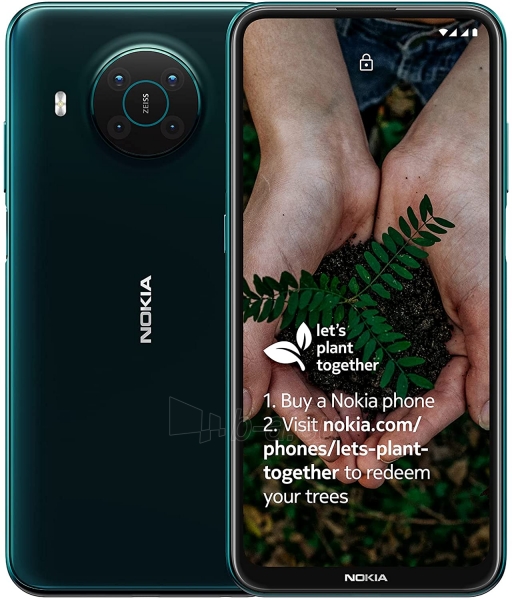 Išmanusis telefonas Nokia X10 Dual 6+64GB green paveikslėlis 1 iš 5