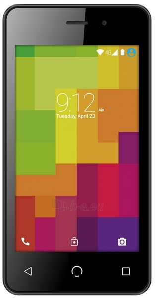 Išmanusis telefonas Nuu Mobile A1+ Dual black paveikslėlis 1 iš 6