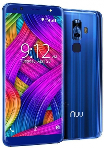 Mobilais telefons Nuu Mobile G3 Dual 64GB sapphire paveikslėlis 3 iš 7