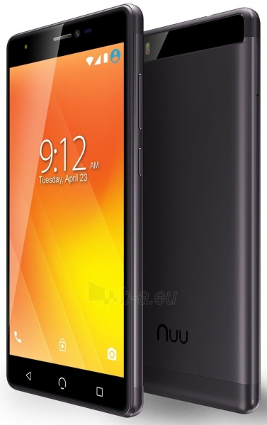 Smart phone Nuu Mobile M3 Dual 32GB black paveikslėlis 3 iš 6