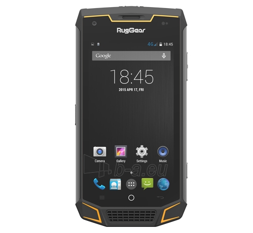 Mobilais telefons RugGear RG740 Dual black and yellow paveikslėlis 1 iš 5