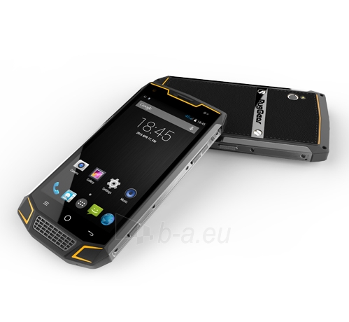 Mobilais telefons RugGear RG740 Dual black and yellow paveikslėlis 3 iš 5