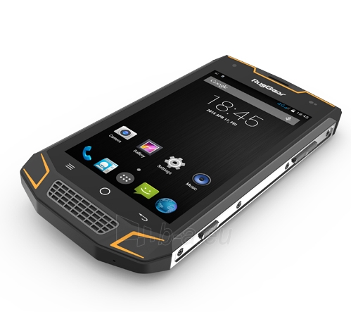 Mobilais telefons RugGear RG740 Dual black and yellow paveikslėlis 5 iš 5