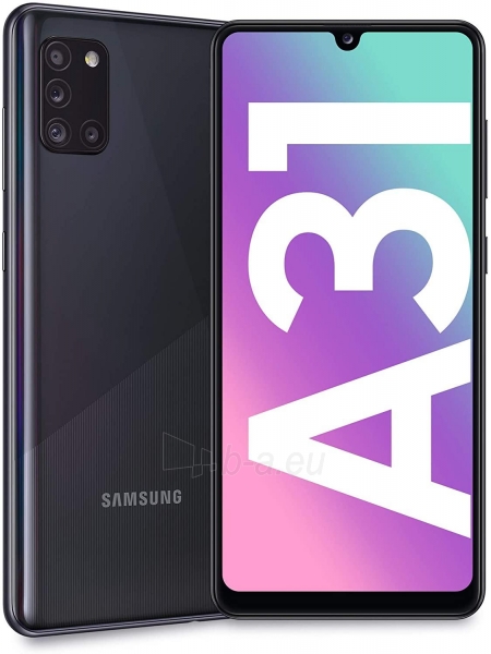 Smart phone Samsung A315G/DS Galaxy A31 Dual 64GB prism crush black (Damaged Box) paveikslėlis 1 iš 5