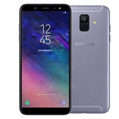 Smart phone Samsung A600FN/DS Galaxy A6 Dual 32GB lavender paveikslėlis 3 iš 5