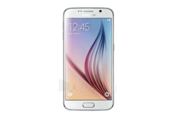 Mobilais telefons Samsung G920F Galaxy S6 32GB white Used (Grade:B) paveikslėlis 1 iš 5