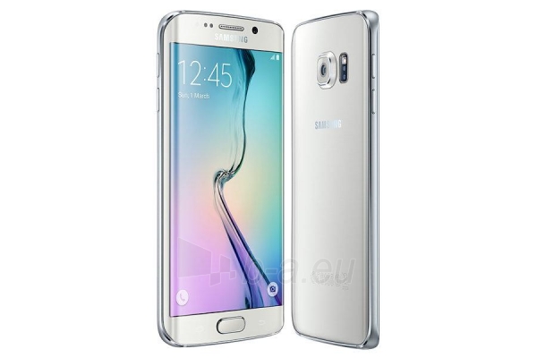 Smart phone Samsung G925F Galaxy S6 EDGE white 64gb USED paveikslėlis 1 iš 5