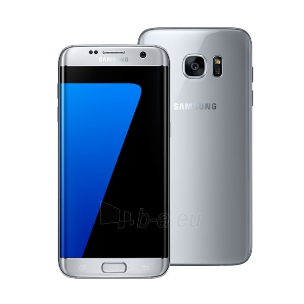 Smart phone Samsung G935F Galaxy S7 EDGE 32GB silver titanium paveikslėlis 3 iš 5