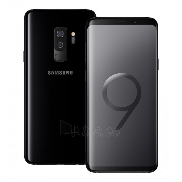 Smart phone Samsung G965F/DS Galaxy S9+ Dual 64GB midnight black paveikslėlis 1 iš 6