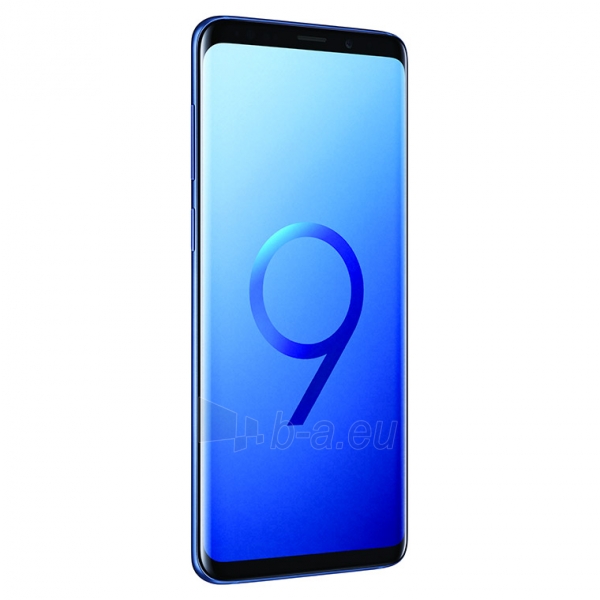 Išmanusis telefonas Samsung G965F Galaxy S9+ 64GB coral blue paveikslėlis 2 iš 3