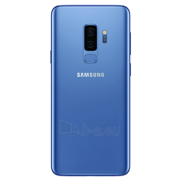 Išmanusis telefonas Samsung G965F Galaxy S9+ 64GB coral blue paveikslėlis 3 iš 3
