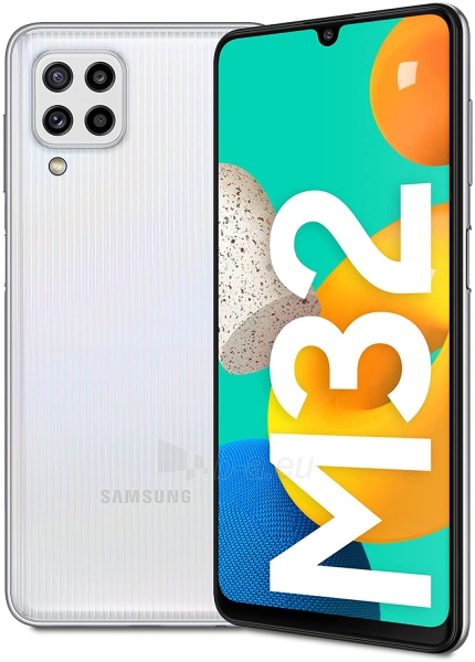 Smart phone Samsung M325FV/DS Galaxy M32 Dual 128GB white paveikslėlis 1 iš 5