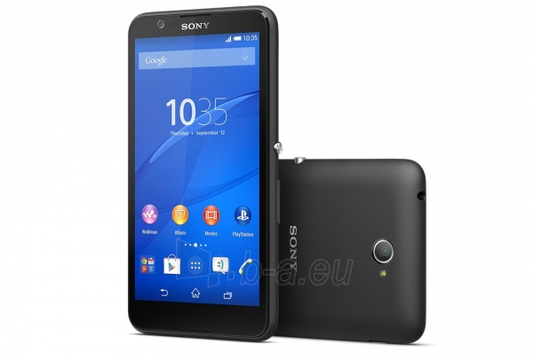 Smart phone Sony E2105 Xperia E4 black USED paveikslėlis 1 iš 2