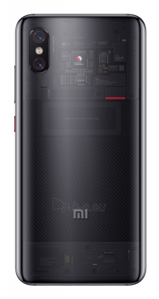 Mobilais telefons Xiaomi Mi 8 Pro Dual 8+128GB transparent titanium paveikslėlis 3 iš 5