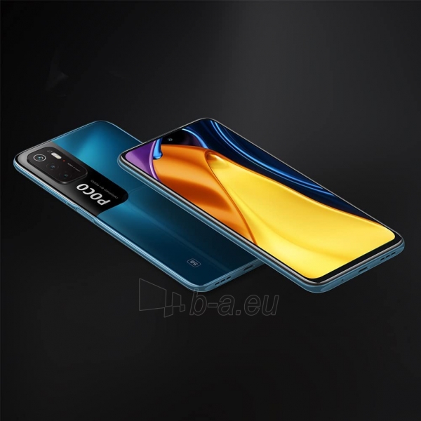 Išmanusis telefonas Xiaomi Poco M3 Pro 5G Dual 4+64GB blue paveikslėlis 3 iš 3