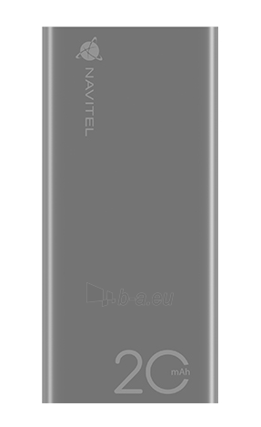 Išorinė baterija Navitel PWR20 AL Silver paveikslėlis 6 iš 10