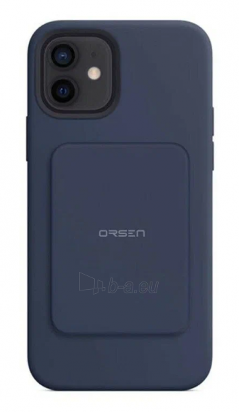 Išorinė baterija Orsen EW50 Magnetic Wireless Power Bank for iPhone 12 and 13 4200mAh blue paveikslėlis 6 iš 8