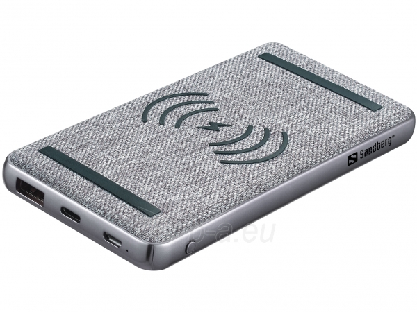 Išorinė baterija Sandberg 420-61 Powerbank 10000 PD20W+Wireless paveikslėlis 1 iš 2