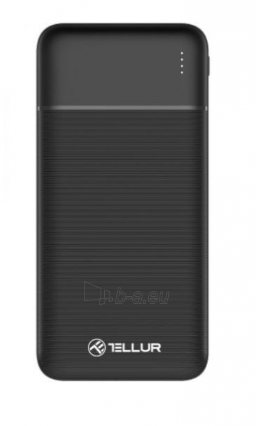 Išorinė baterija Tellur PBC202 CompactPower Bank 20000mAh 2xUSB+Type-C+MicroUSB black paveikslėlis 1 iš 4
