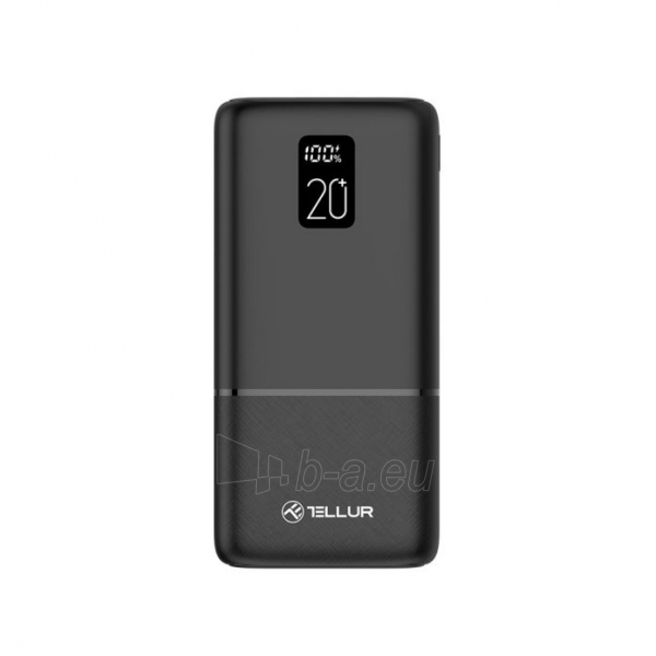 Išorinė baterija Tellur PD202 Boost Pro 20000mAh black paveikslėlis 2 iš 3