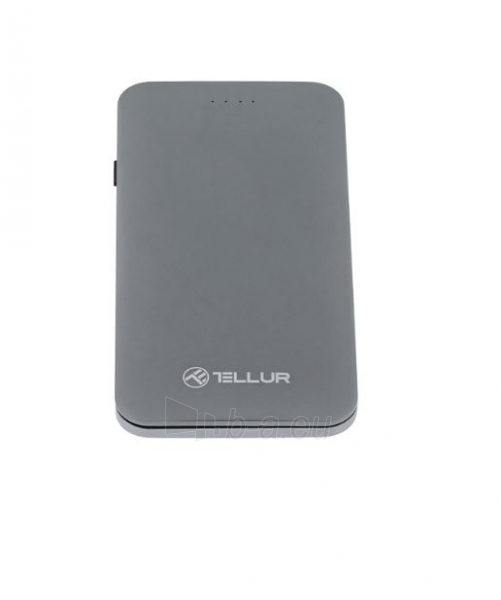 Išorinė baterija Tellur Power Bank QC 3.0 Fast Charge, 5000mAh, 3in1 gray paveikslėlis 2 iš 5