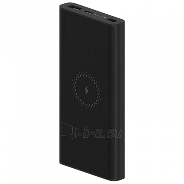 Išorinė baterija Xiaomi Mi 10000mAh Mi Wireless Power Bank Essential Black paveikslėlis 1 iš 4