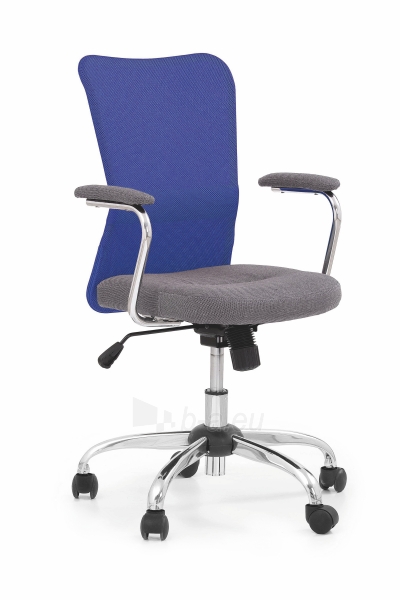 Jaunuolio kėdė ANDY pilka/mėlyna paveikslėlis 1 iš 3