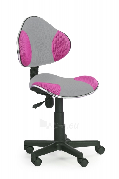 Rašomojo stalo kėdė FLASH pilka/rožinė paveikslėlis 1 iš 3