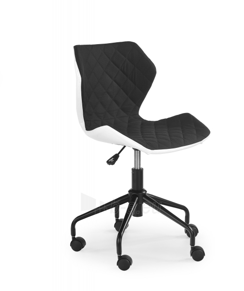 Jaunuolio kėdė MATRIX balta/juoda paveikslėlis 1 iš 4