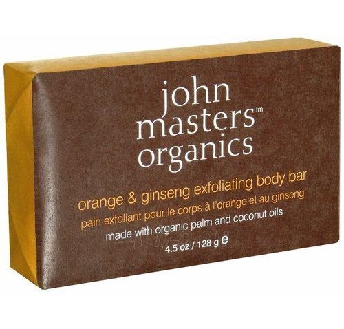 John Masters Organics Orange & Ginseng Exfoliating Body Bar Cosmetic 128g paveikslėlis 2 iš 2