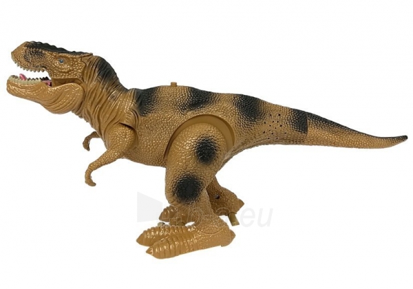 Judantis dinozauras Tiranozauras su garso ir šviesos efektais, žalias paveikslėlis 3 iš 5