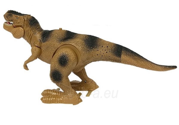 Judantis dinozauras Tiranozauras su garso ir šviesos efektais, žalias paveikslėlis 4 iš 5