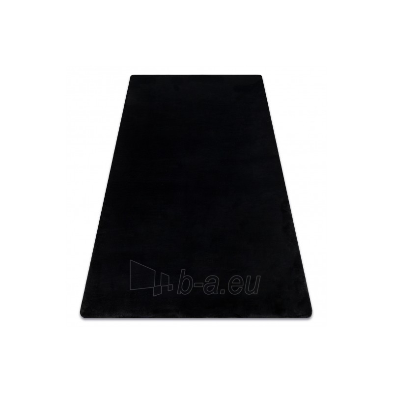 Juodas kailio imitacijos kilimas POSH | 50x80 cm paveikslėlis 17 iš 17