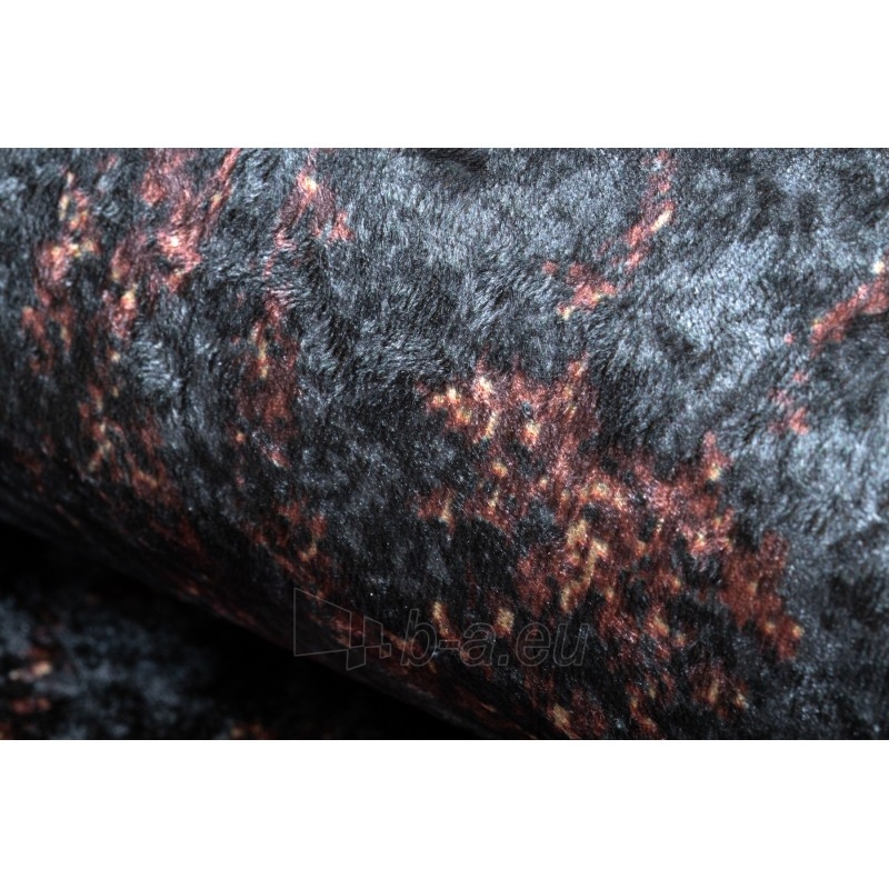 Juodas kilimas su ornamentais ANDRE Terakota | 160x220 cm paveikslėlis 13 iš 16