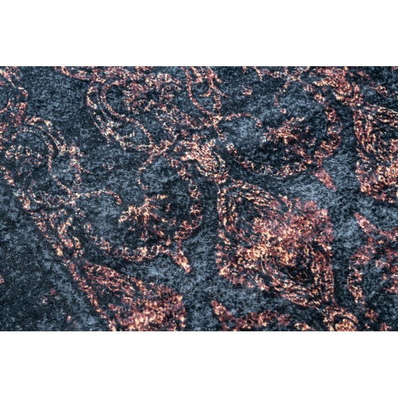 Juodas kilimas su ornamentais ANDRE Terakota | 160x220 cm paveikslėlis 5 iš 16