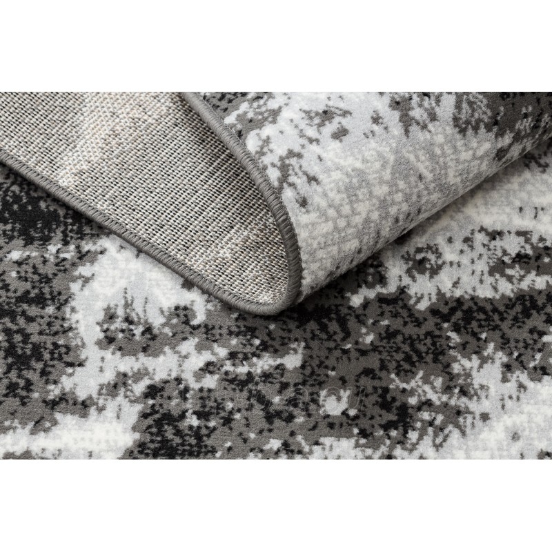 Juodos spalvos kilimas MARMUR | 80x150 cm paveikslėlis 14 iš 16