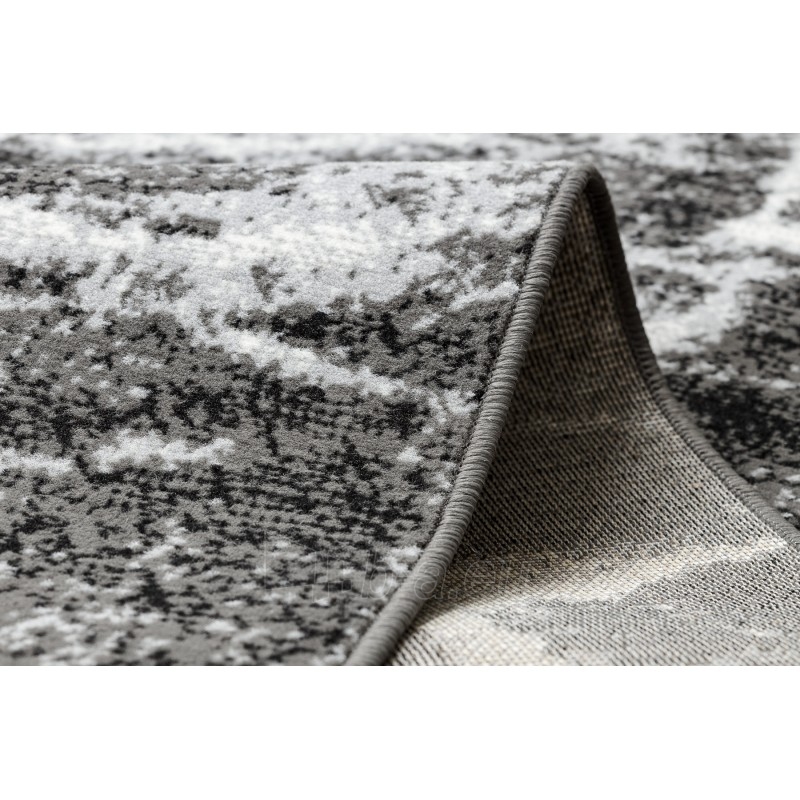 Juodos spalvos kilimas MARMUR | 80x150 cm paveikslėlis 9 iš 16