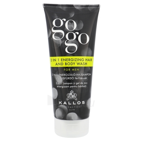 Kallos Cosmetics Gogo 2 in 1 Energizing Hair And Body Wash Cosmetic 200ml paveikslėlis 1 iš 1