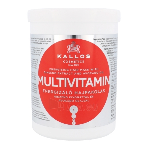 Kallos Multivitamin Hair Mask Cosmetic 1000ml paveikslėlis 1 iš 1